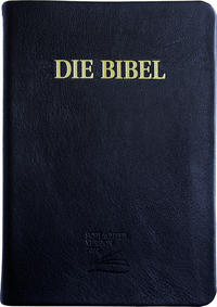 Schlachter 2000 Bibel - Großdruckausgabe (Softcover, schwarz, Goldschnitt)