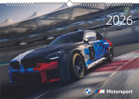 BMW M Motorsport Wandkalender 2026