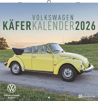 arti - VW Käfer Kalender 2026 - Wandkalender im Format 30x30, Hochwertige Fotografien ikonischer VW Käfer-Modelle, Nostalgie für Ihre Wand