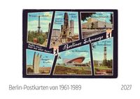 Berlin Postkarten 1961-1989 Kalender 2027