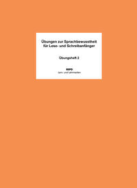 Übungen zur Sprachbewusstheit für Lese- und Sprachanfänger - Übungsheft 2