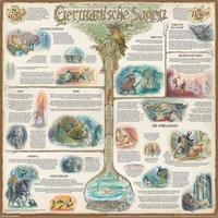 Germanische Sagen (Bildungsposter 70x70cm)