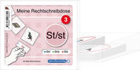 Meine Rechtschreibdose 3 St/st-Wörter - Jetzt neu mit Etikett zum Beschriften