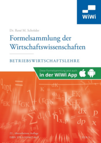 Formelsammlung der Wirtschaftswissenschaften