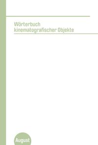 Wörterbuch kinematografischer Objekte