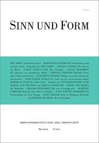 Sinn und Form 3/2021