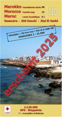 J10: Essaouira - Sidi Kaouki - Jbel El Hadid + Altstadtplan Essaouira