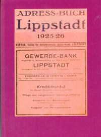 Adressbuch der Stadt Lippstadt 1925/26 (Reprint)