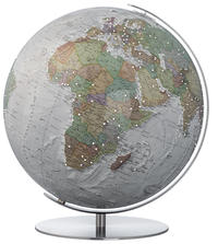 COLUMBUS ALBA Regent Tischglobus mit SWAROVSKI ZIRCONIA Ziersteinen, Ø 40 cm