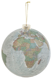 Weihnachtskugel, Ø 12cm, DUO ALBA