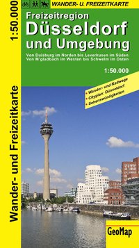 Düsseldorf und Umgebung Wander- und Freizeitkarte 1:50.000