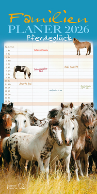 Familienplaner Pferd 2026