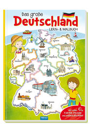 Trötsch Malbuch Mein großes Deutschland Lern und Malbuch