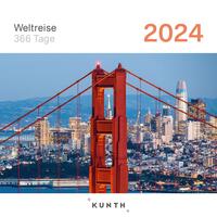 Weltreise - KUNTH 366-Tage-Abreißkalender 2024