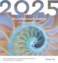 Wunderwerk Natur - Bizarre Strukturen - KUNTH Postkartenkalender 2025