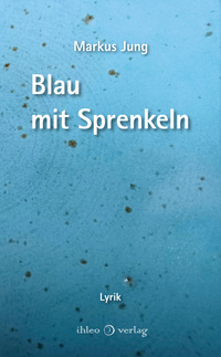 Blau mit Sprenkeln