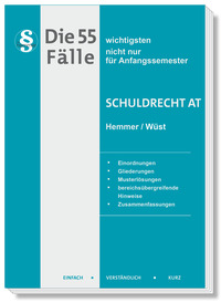 Die 55 wichtigsten Fälle Schuldrecht AT