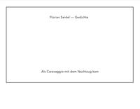 Als Caravaggio mit dem Nachtzug kam