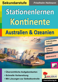 Stationenlernen Kontinente / Australien und Ozeanien