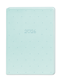 Terminplaner Lederlook 2026 Mint