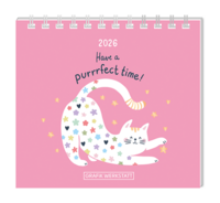 Mini-Kalender 2026 Have a purrrfect time!