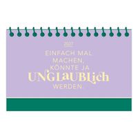 Mini-Kalender Colour Up 2027 Einfach mal machen