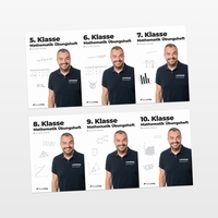 Mathe 5. bis 10. Klasse Übungsheft Set von Lehrer Schmidt