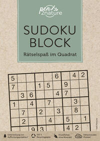 Sudoku-Block: Rätselspaß im Quadrat