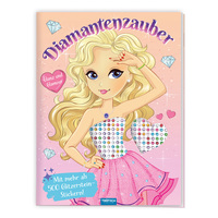 TRÖTSCH - Stickermalbuch Diamantenzauber Glanz und Glamour