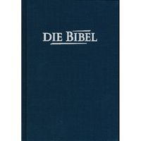 Die Bibel - größere Taschenbibel, Leinen, dunkelblau