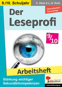 Der Leseprofi / Arbeitsheft - Fit durch Lesetraining / Klasse 9-10