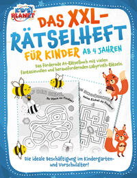 Das XXL-Rätselheft für Kinder ab 4 Jahren: Das fördernde A4-Rätselbuch mit fantasievollen und herausfordernden Labyrinth-Rätseln. Die ideale Beschäftigung im Kindergarten- und Vorschulalter!