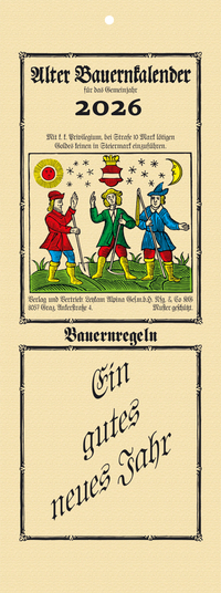 Alter Bauernkalender 2026