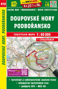 Doupovské hory, Podbořansko / Duppauer Gebirge, Goldbachland (Wander - Radkarte 1:40.000)