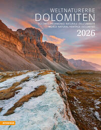Weltnaturerbe Dolomiten Kalender 2026