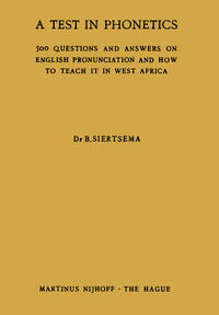 A Test in Phonetics