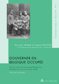 Gouverner en Belgique occupée
