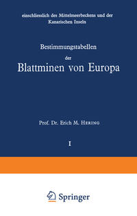 Bestimmungstabellen der Blattminen von Europa