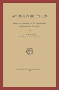 Altpreussische Studien