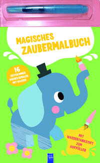 Magisches Zaubermalbuch - Grün (Elefant)