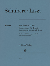 Franz Liszt - Die Forelle D 550, Fassungen 1844 und 1846